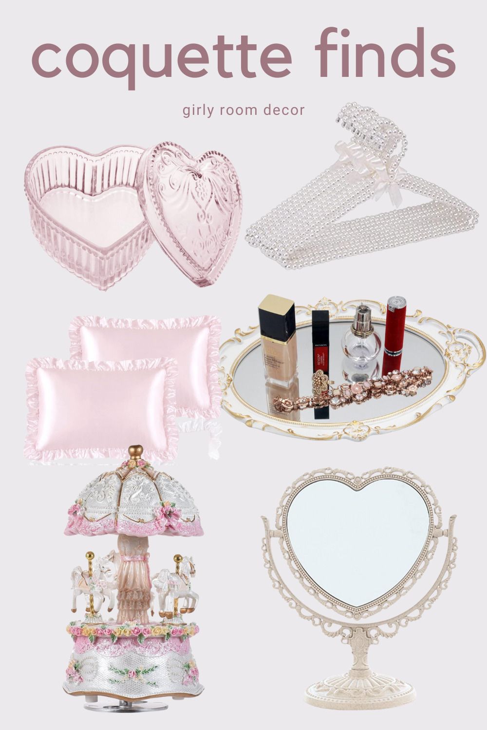 Girly Aesthetic Coquette Room Decor – Amazon Finds and Must Haves